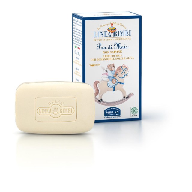 Helan Linea BIMBI Tuhé kukuřičné mýdlo pro děti bio 100 g 