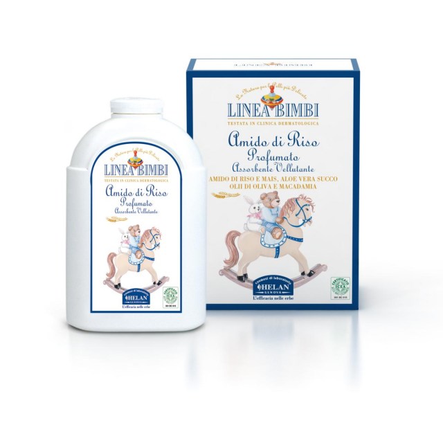 Helan Linea BIMBI Dětský rýžový pudr pod pleny bio 75 g 